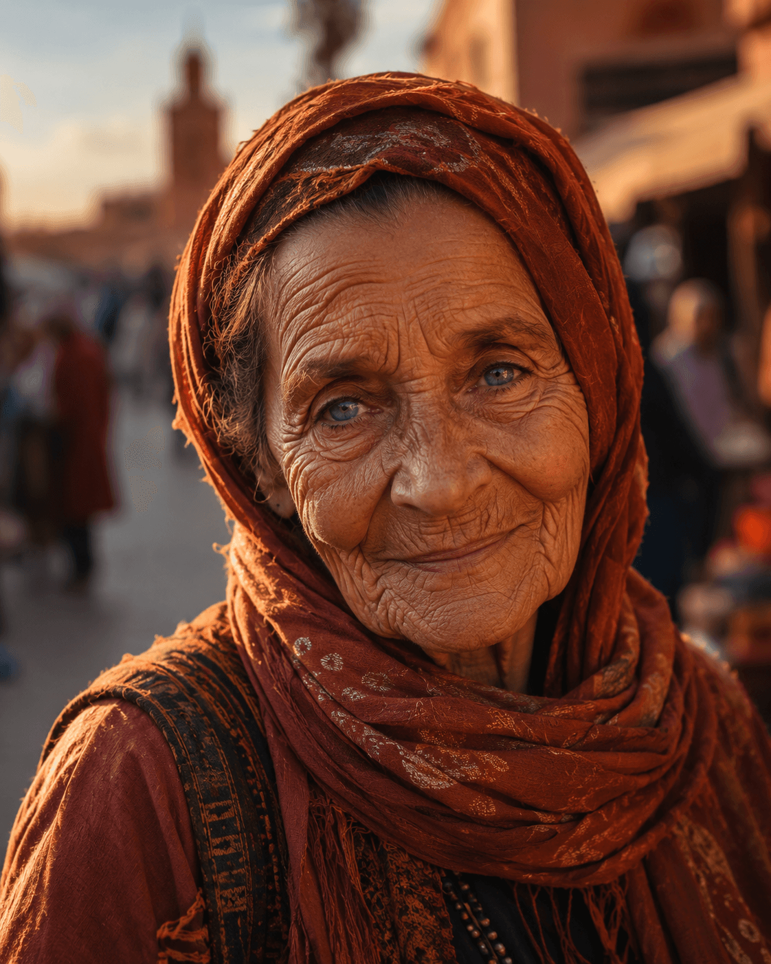Retrato documental estilo Steve McCurry