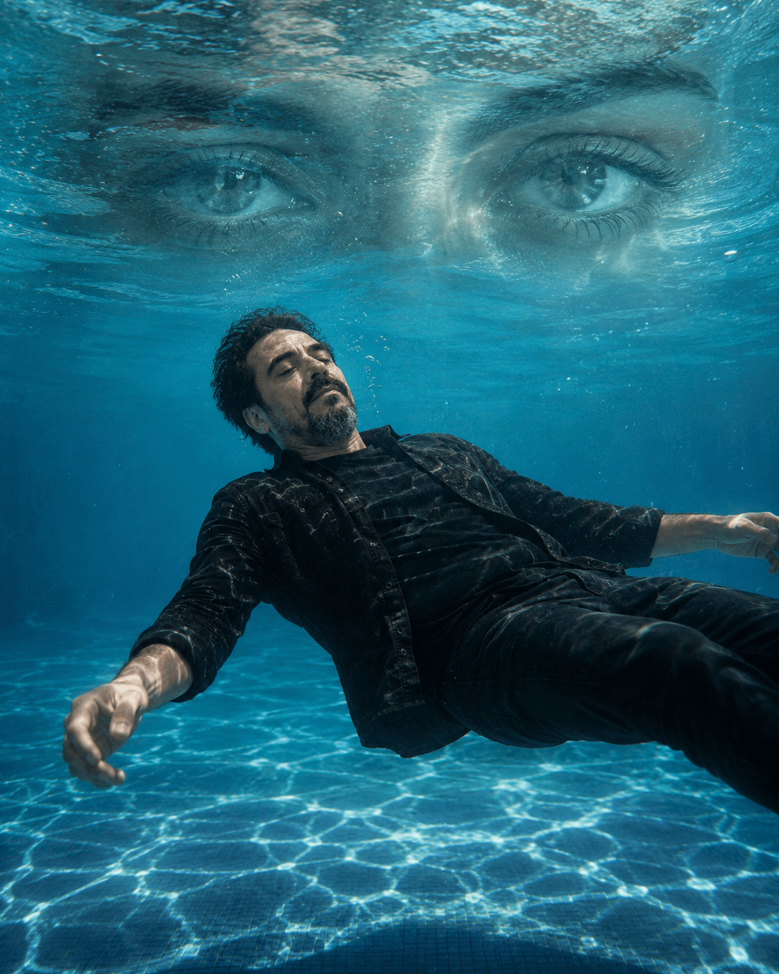 Escena submarina surrealista